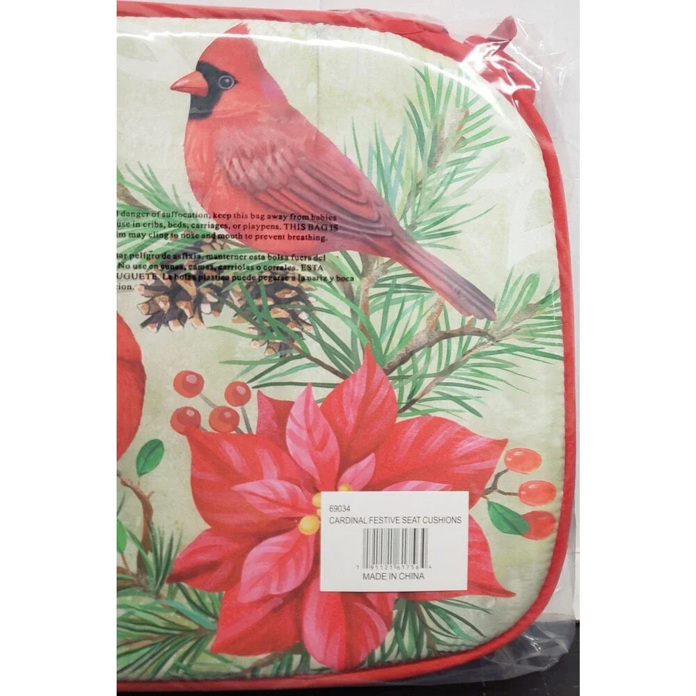 4 Cushion Chair Pads w/ties,15